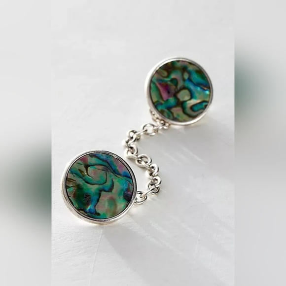 Free People Jewelry - Free People, Seeing Double Pin , Silver, NEW!!